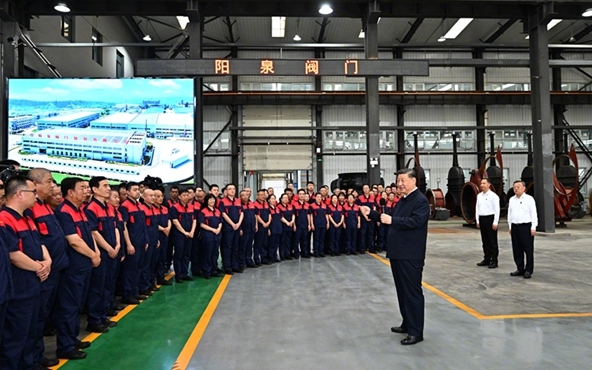 习近平在阳泉考察制造业企业发展